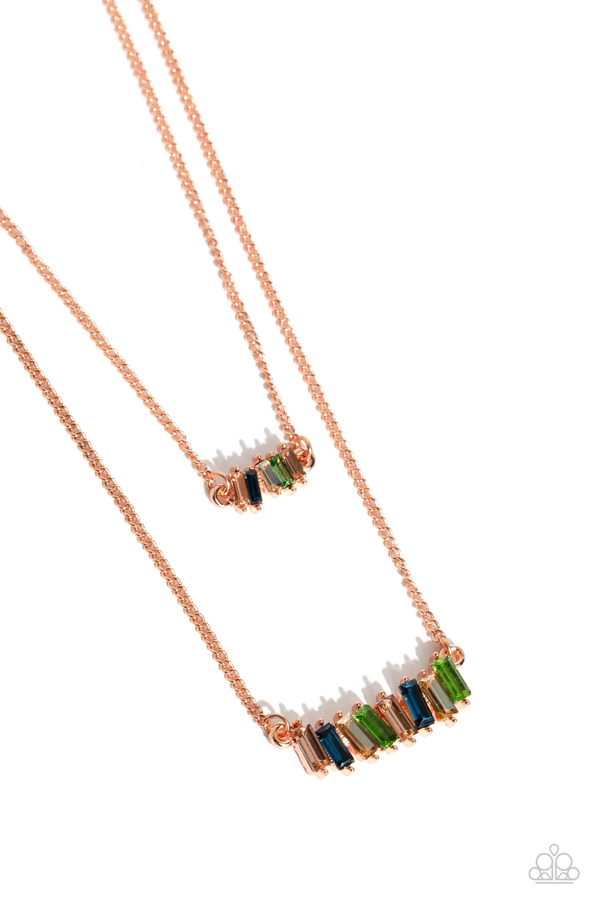 Necklaces Easygoing Emeralds - Copper