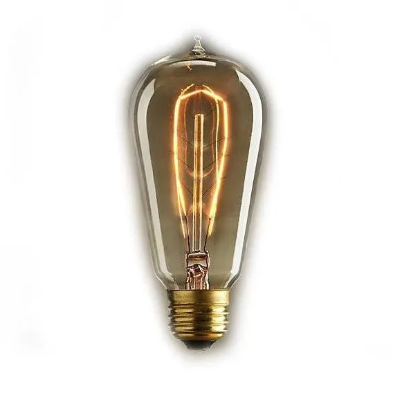 Nostalgic Edison Hairpin Light Bulb - 40 Watt