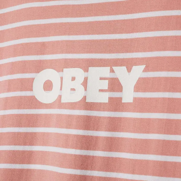 Obey Bold Times T-Shirt - Pink Amethyst