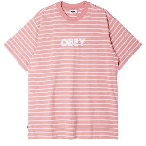 Obey Bold Times T-Shirt - Pink Amethyst