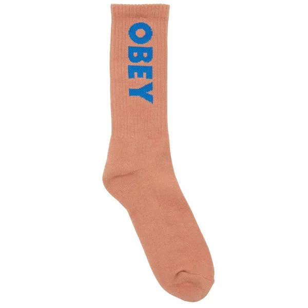 Obey Flash Socks - Pink Amethyst / Daylight Blue