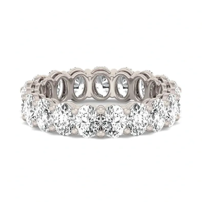 Oval Cut Diamond Eternity Ring