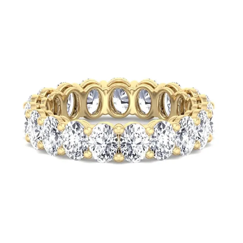 Oval Cut Diamond Eternity Ring