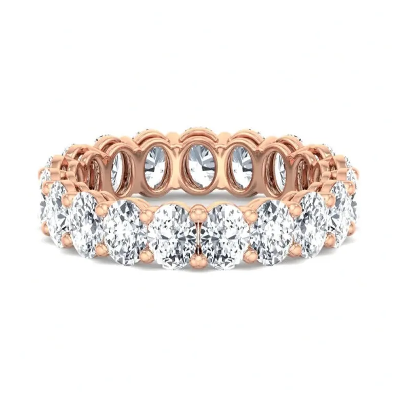 Oval Cut Diamond Eternity Ring