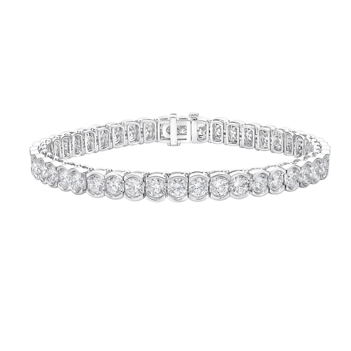 Oval Illusion Diamond Bracelet