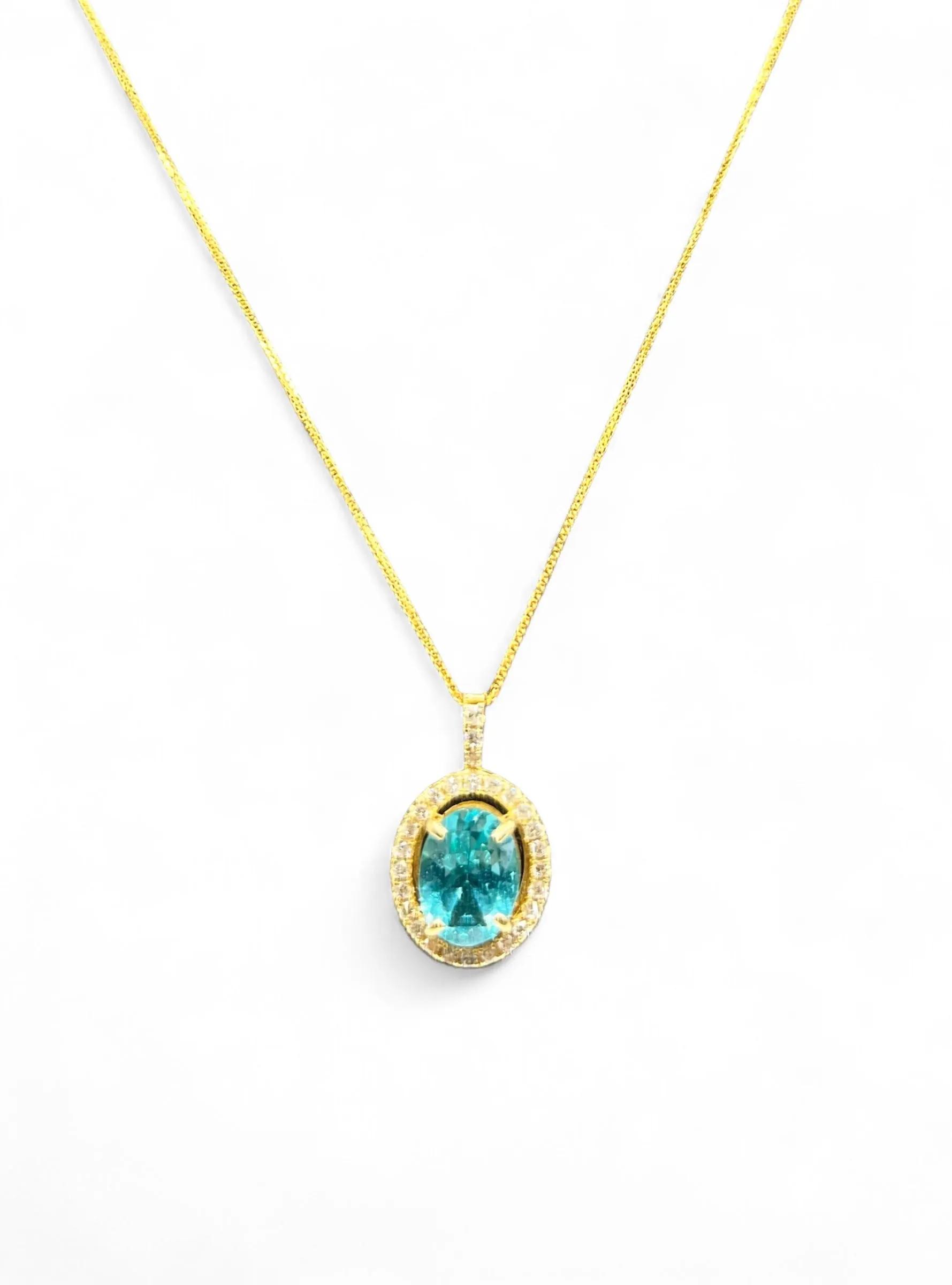 PARAIBA TOPAZ NECKLACE