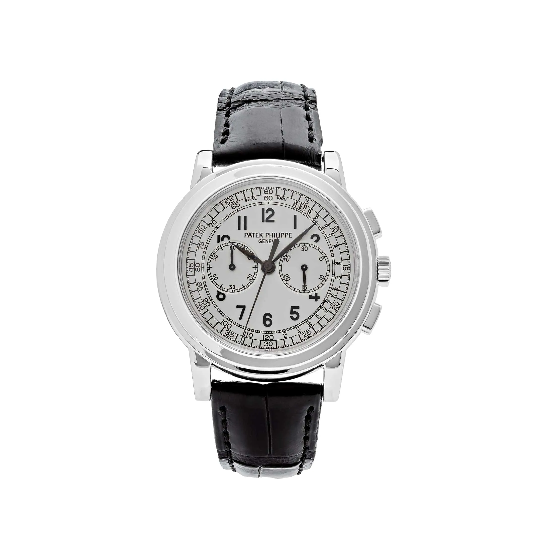 Patek Philippe Complications 5070G-001 Annual Calendar Chronograph White Gold Silver Dial (2005)