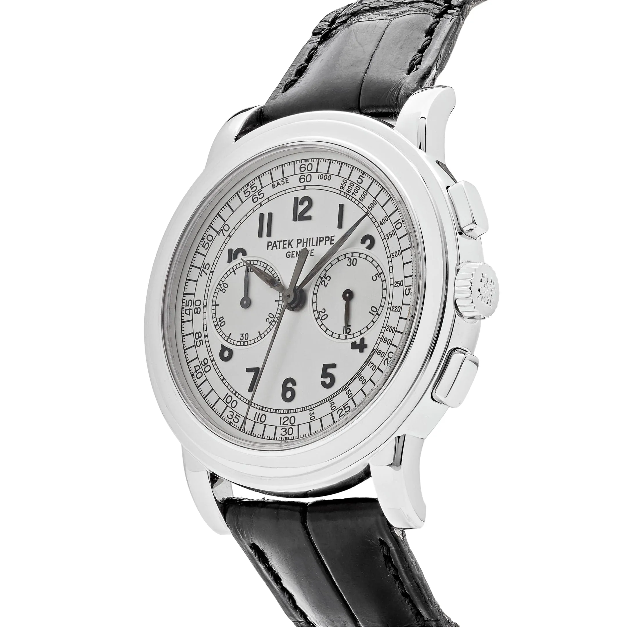 Patek Philippe Complications 5070G-001 Annual Calendar Chronograph White Gold Silver Dial (2005)