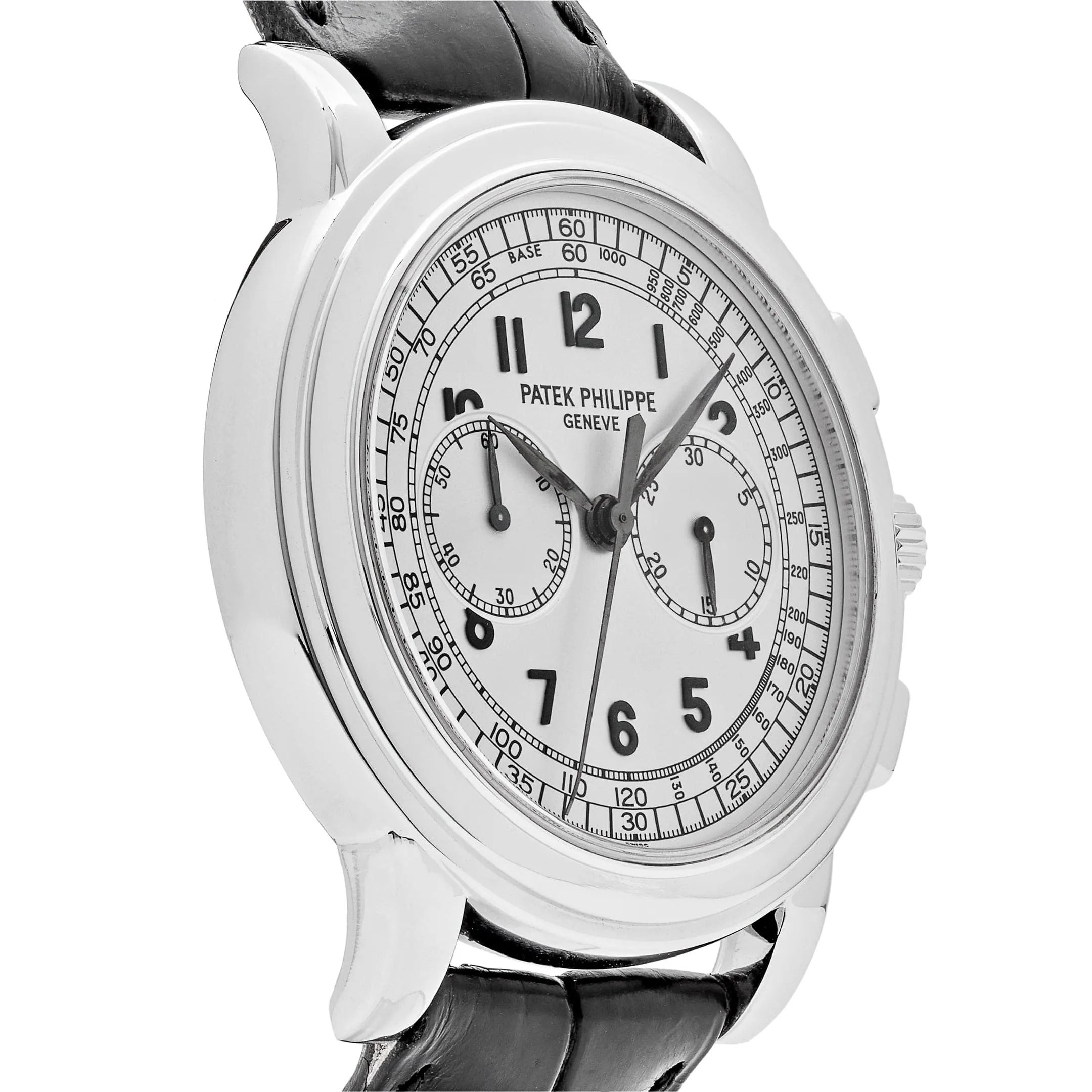 Patek Philippe Complications 5070G-001 Annual Calendar Chronograph White Gold Silver Dial (2005)