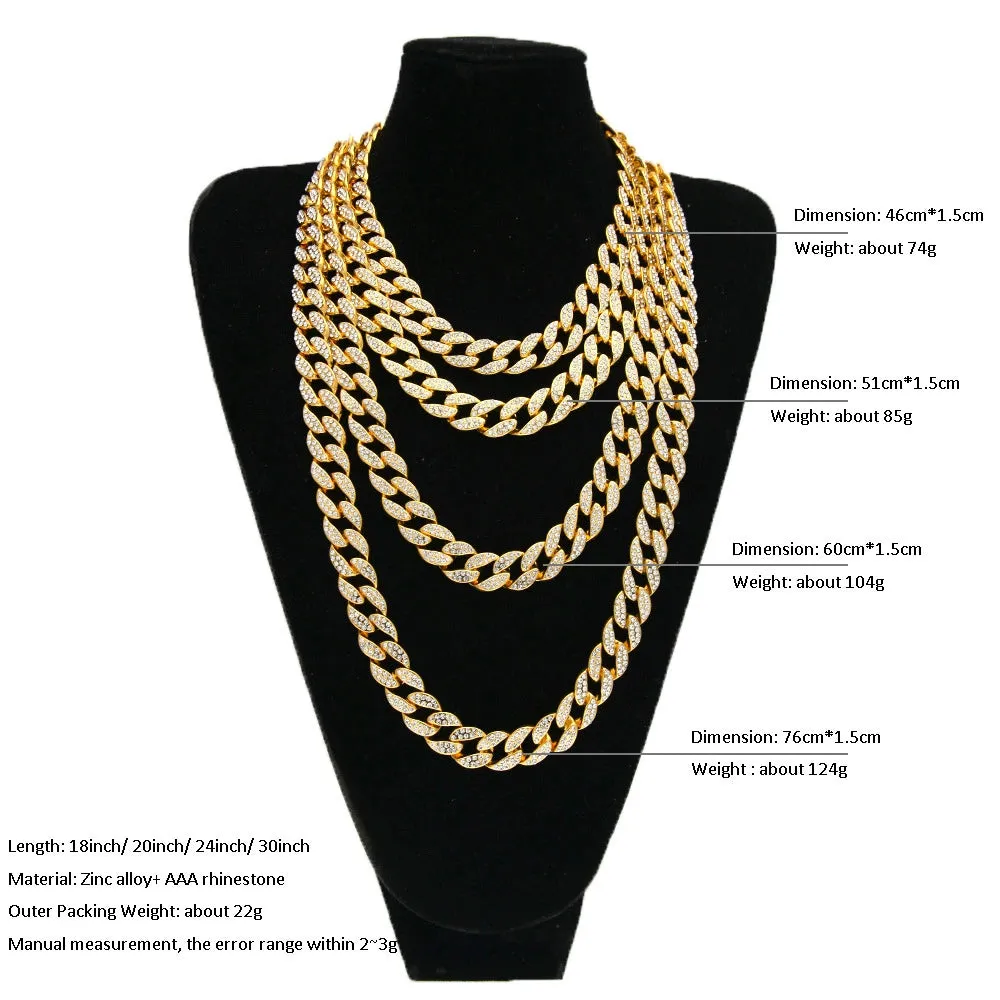 Personalized Men's Diamond Jackson Wang Same Style Cuban Link Chain