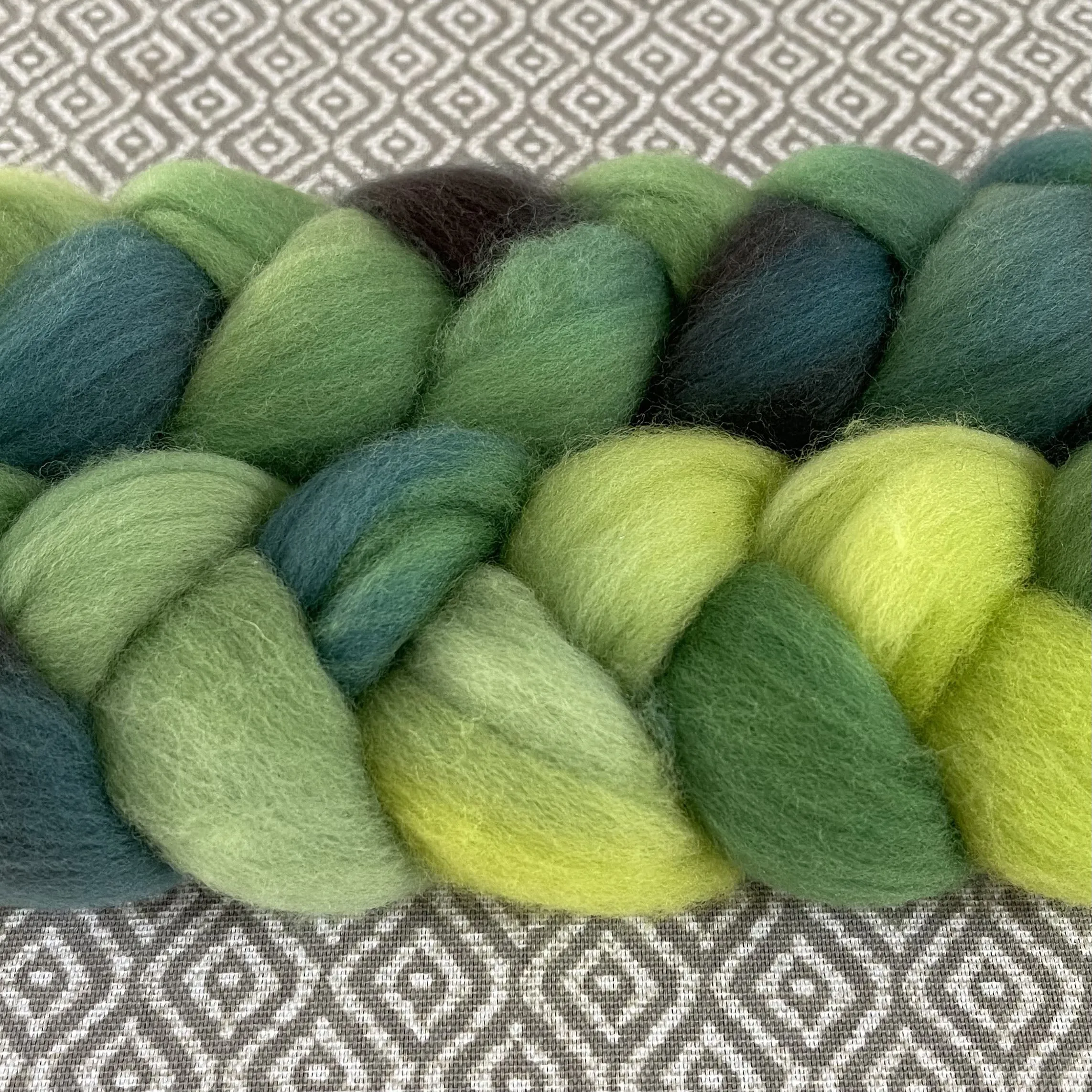 Polwarth Wool Roving - Peridot