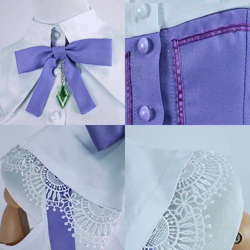 Re: Zero Starting Life In Another World Emilia Date Outfit Cosplay Costume