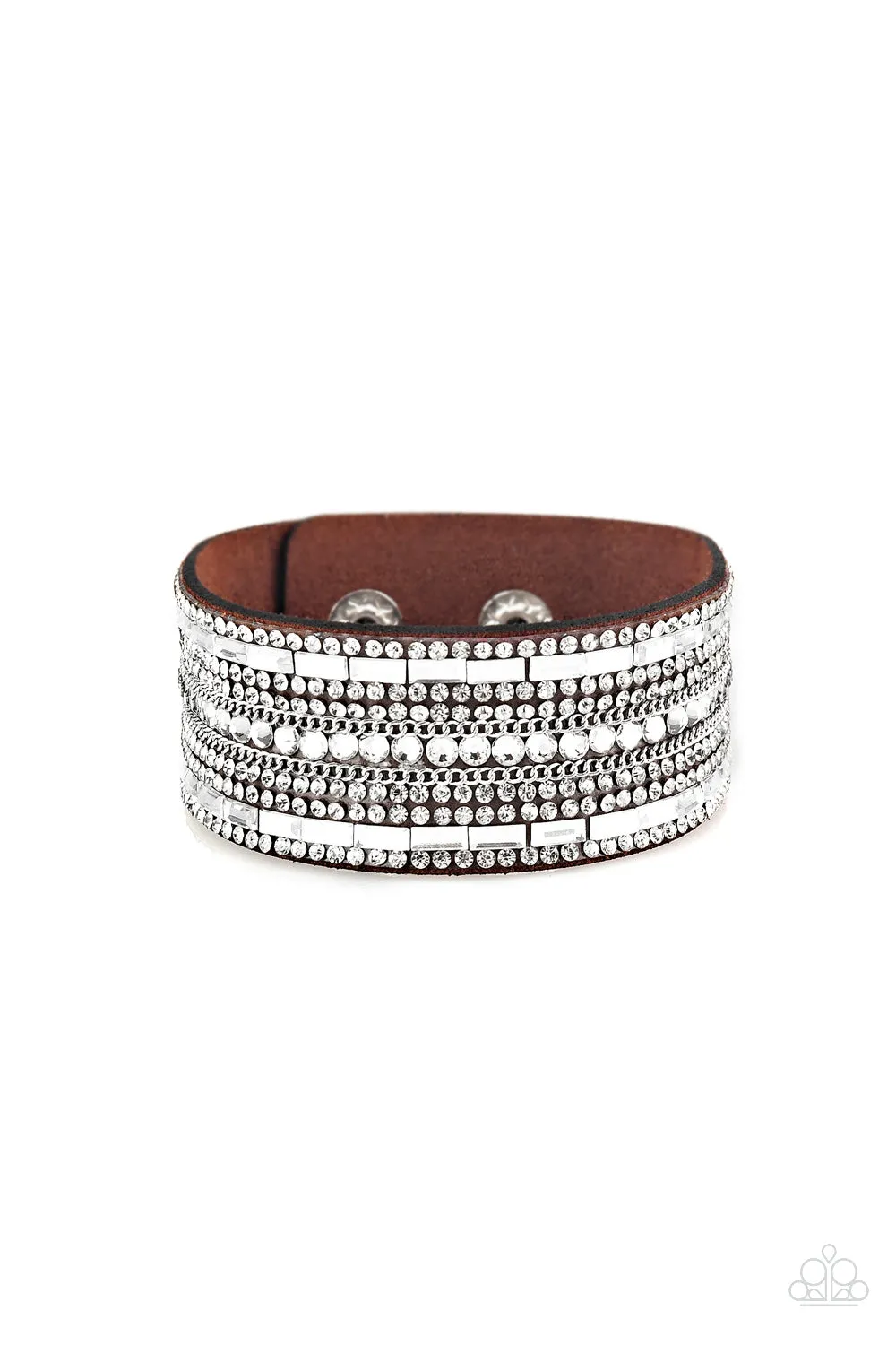 Rebel Radiance - Brown Bracelet - Paparazzi Accessories