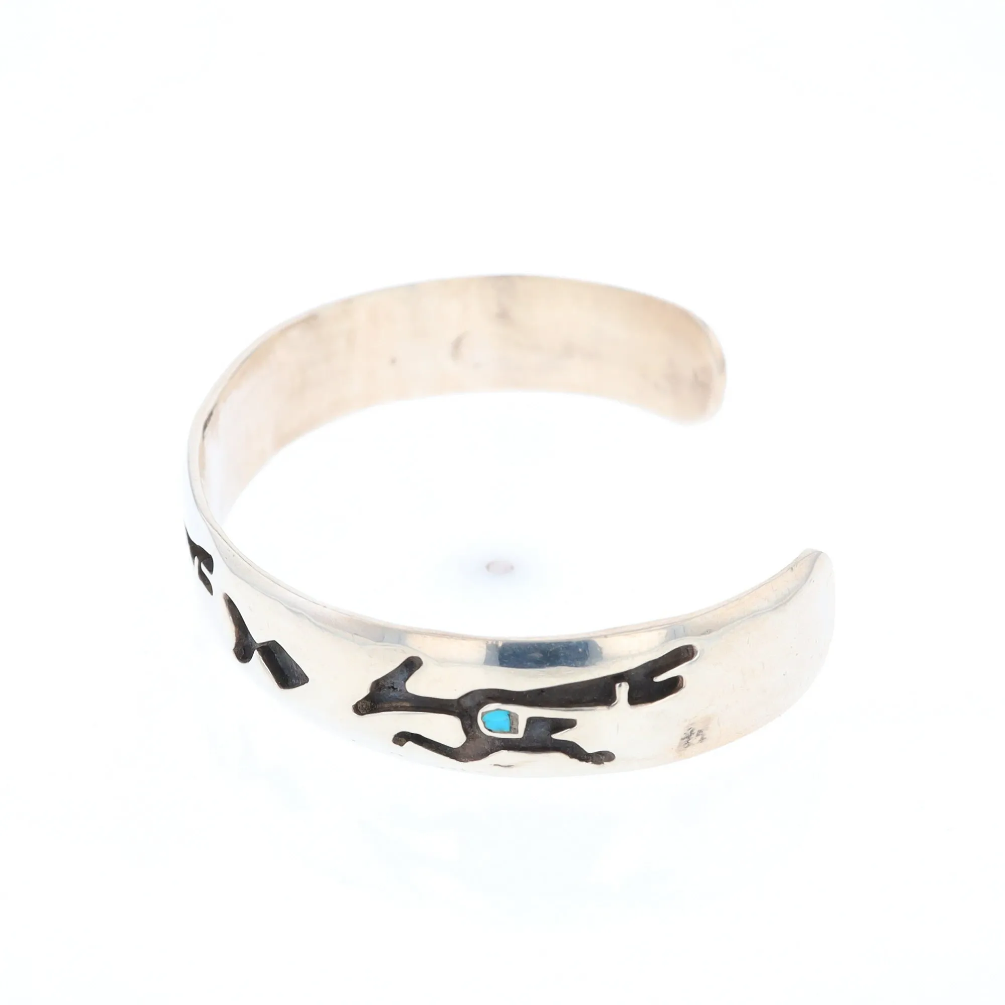 Road Runner and Arrowhead Sterling Silver Cuff