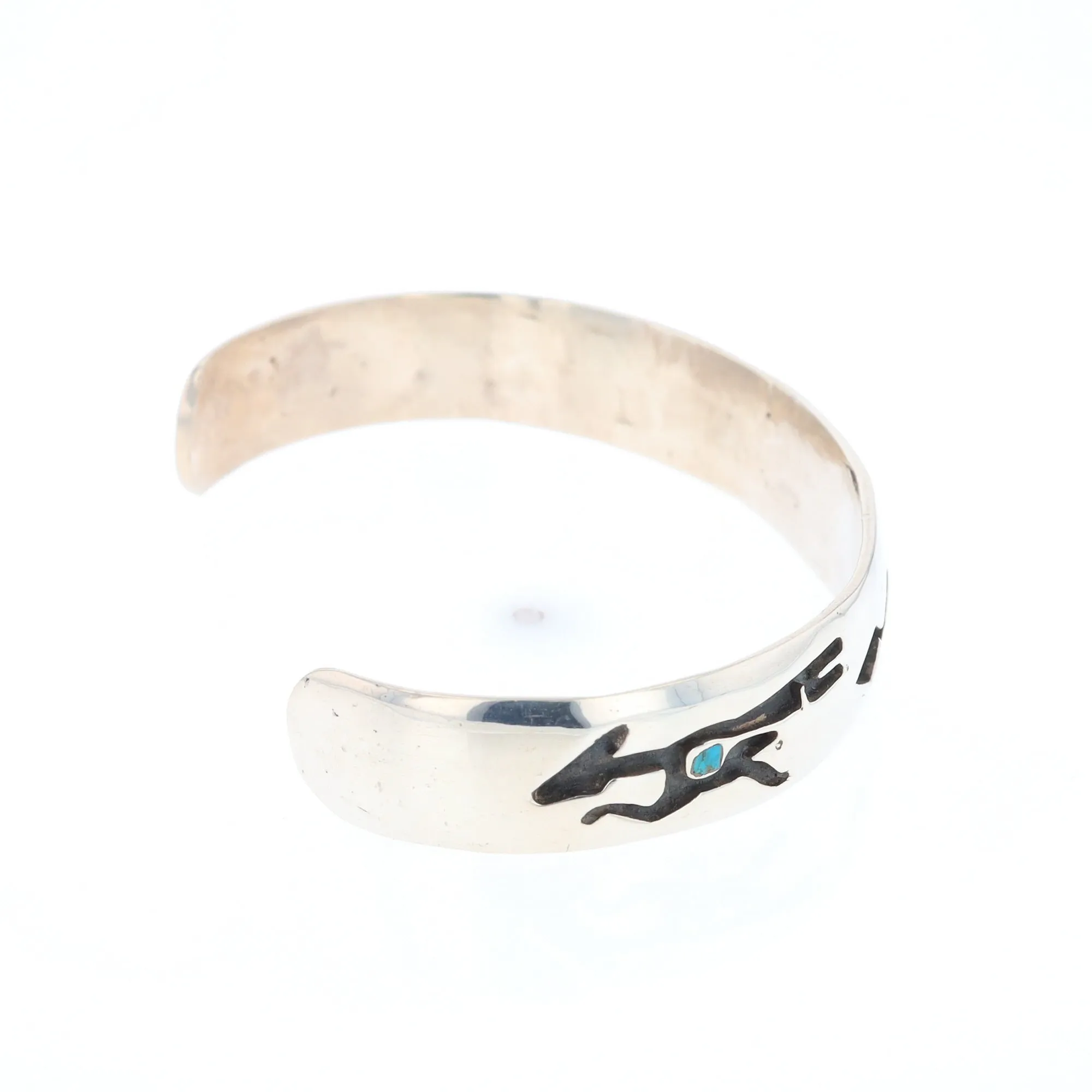 Road Runner and Arrowhead Sterling Silver Cuff