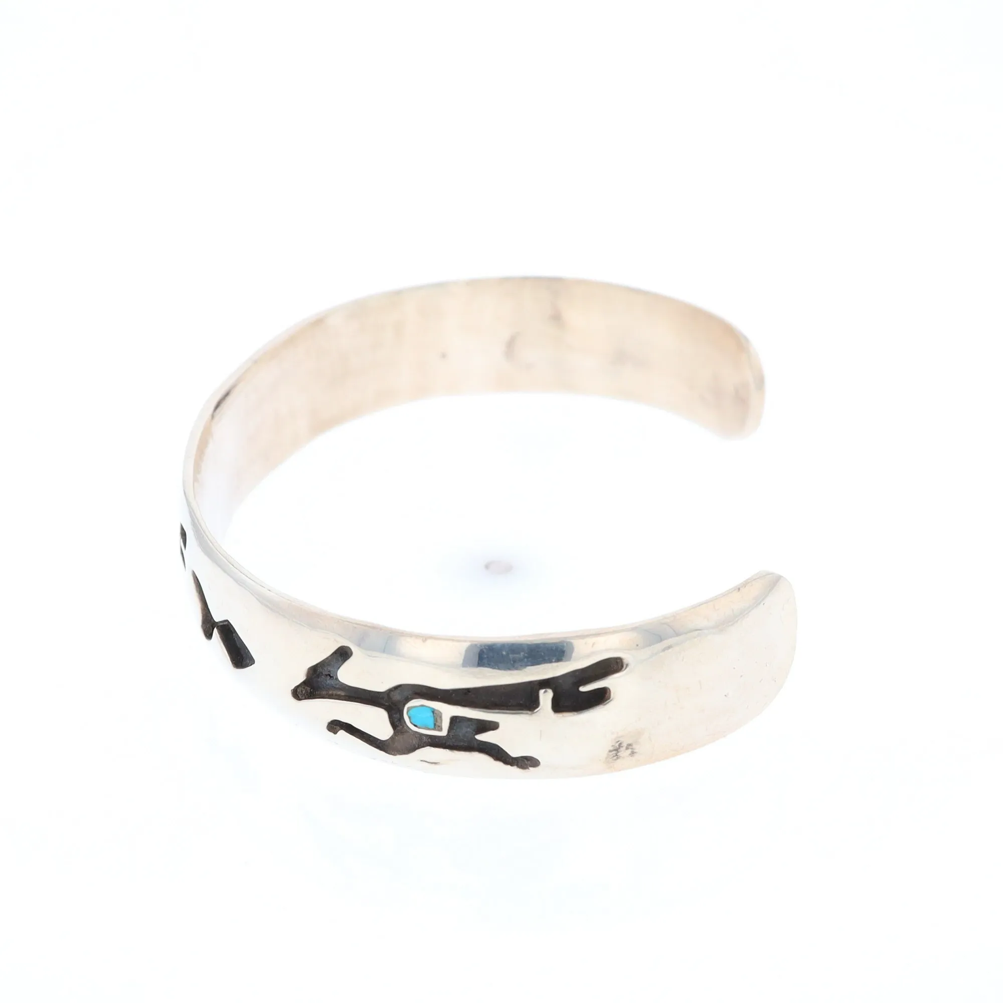 Road Runner and Arrowhead Sterling Silver Cuff