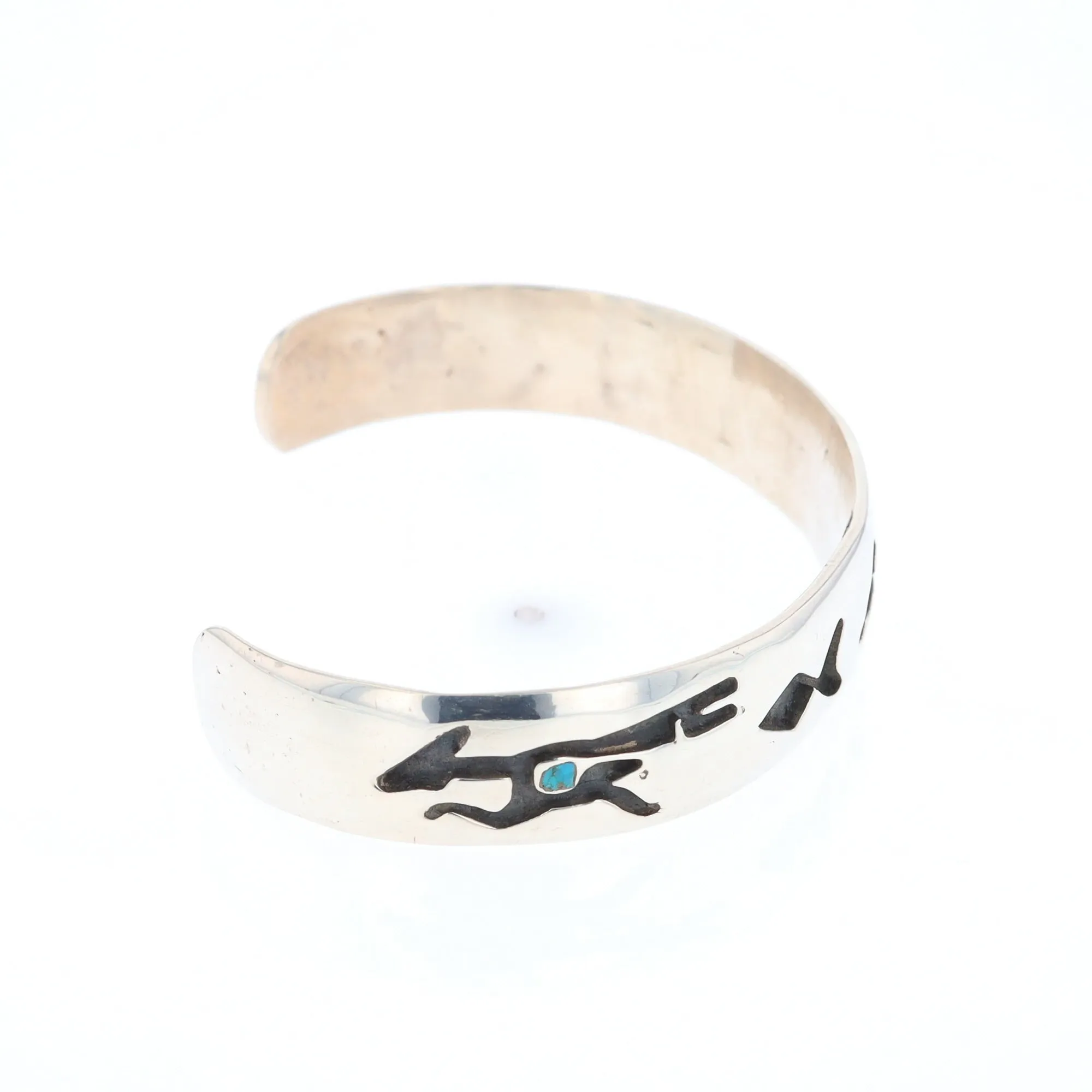 Road Runner and Arrowhead Sterling Silver Cuff