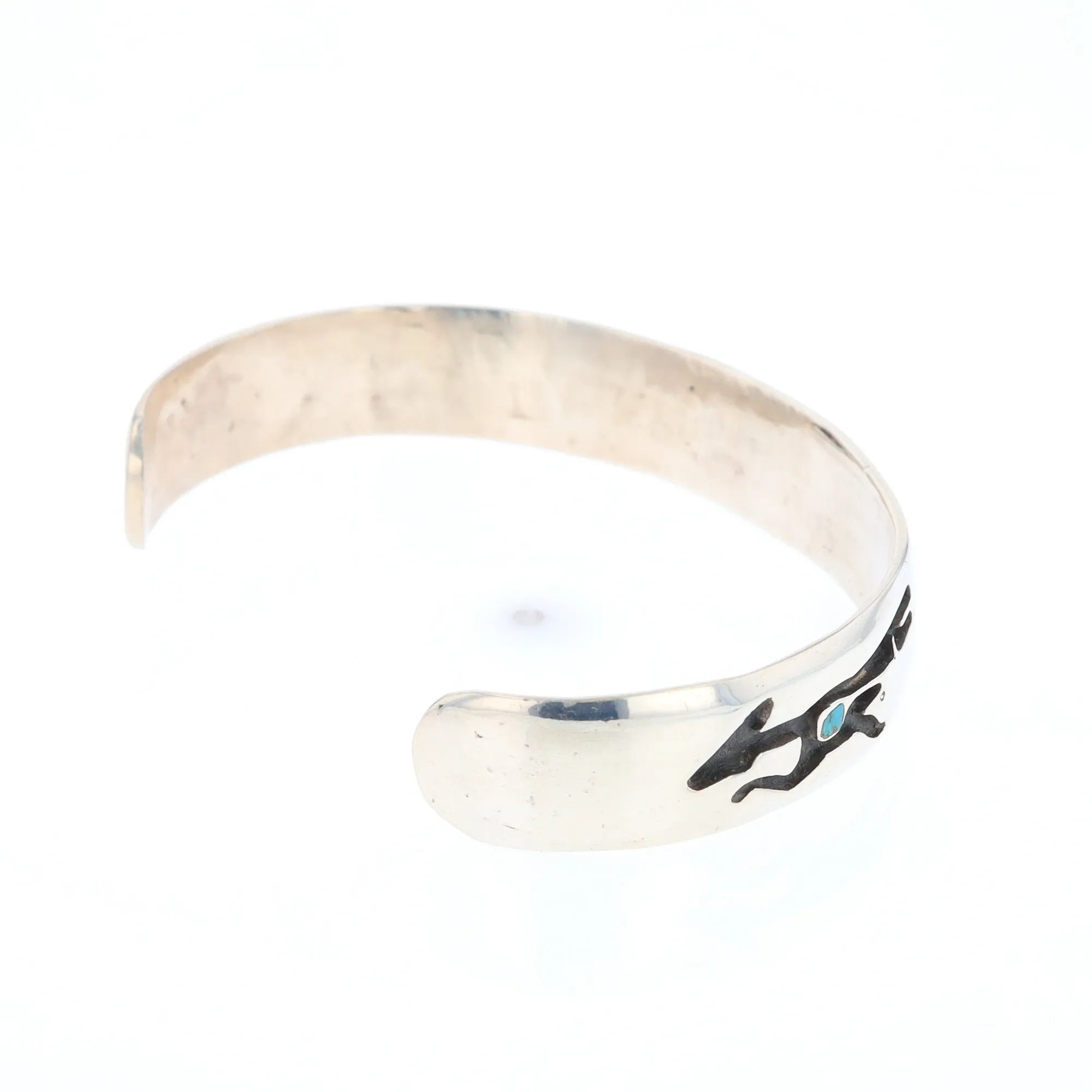 Road Runner and Arrowhead Sterling Silver Cuff