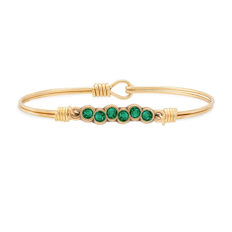 Starlight Bangle Bracelet In Emerald