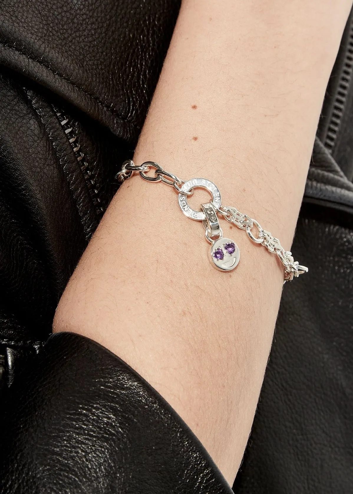 STOLEN GIRLFRIENDS CLUB NEW CRUSH LOVE AMETHYST CHARM JWL24-CBC-12