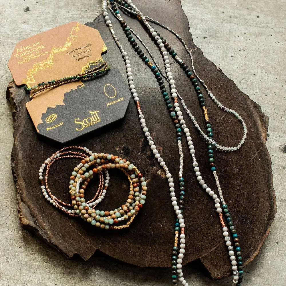 Stone Wrap - Majestic Jasper / Gold - Stone of Serenity