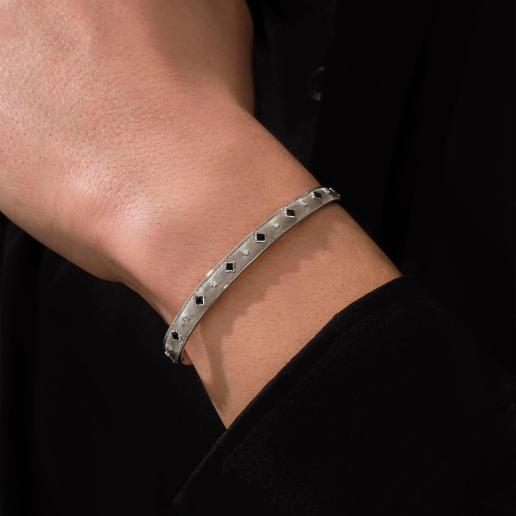 Sunbeam Cuff in Silver