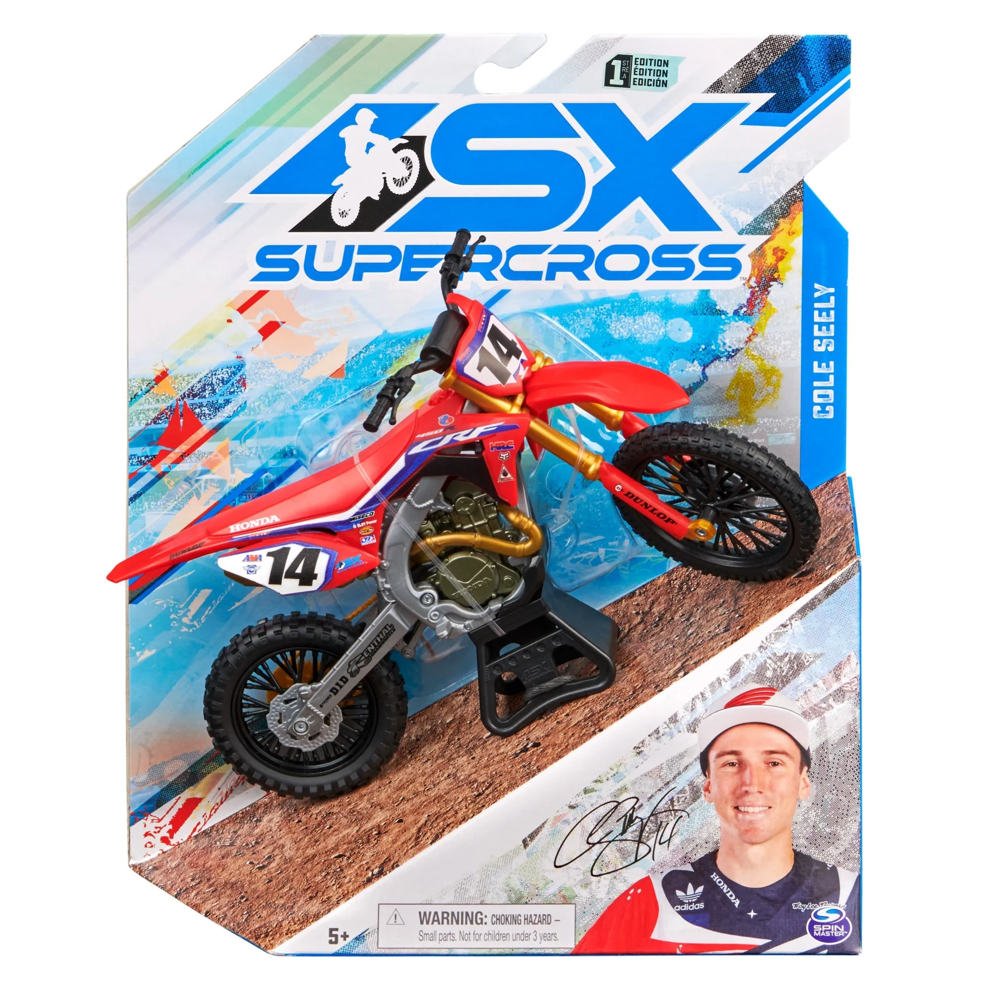 Supercross 1:10 Die Cast Motorcycle #14 Cole Seely