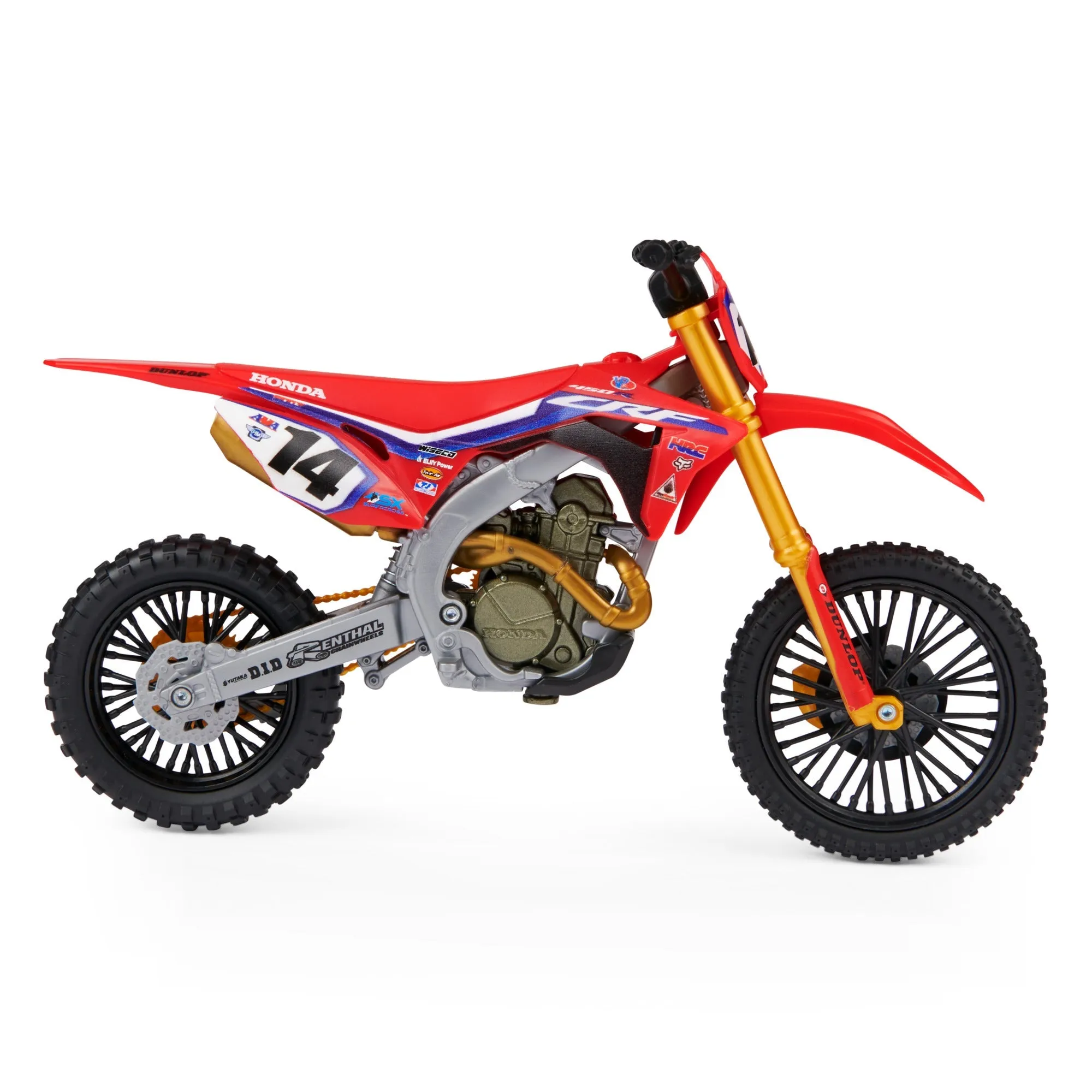 Supercross 1:10 Die Cast Motorcycle #14 Cole Seely