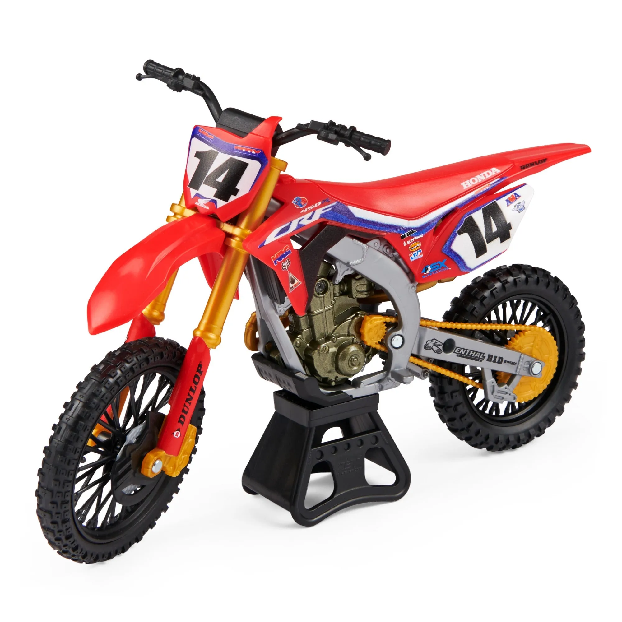 Supercross 1:10 Die Cast Motorcycle #14 Cole Seely