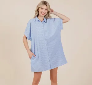 Suzie Striped Button Down Dress