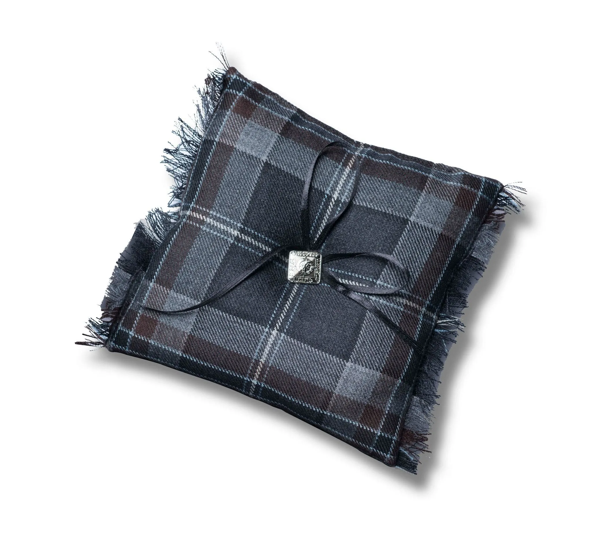 Tartan Wedding Ring Cushion