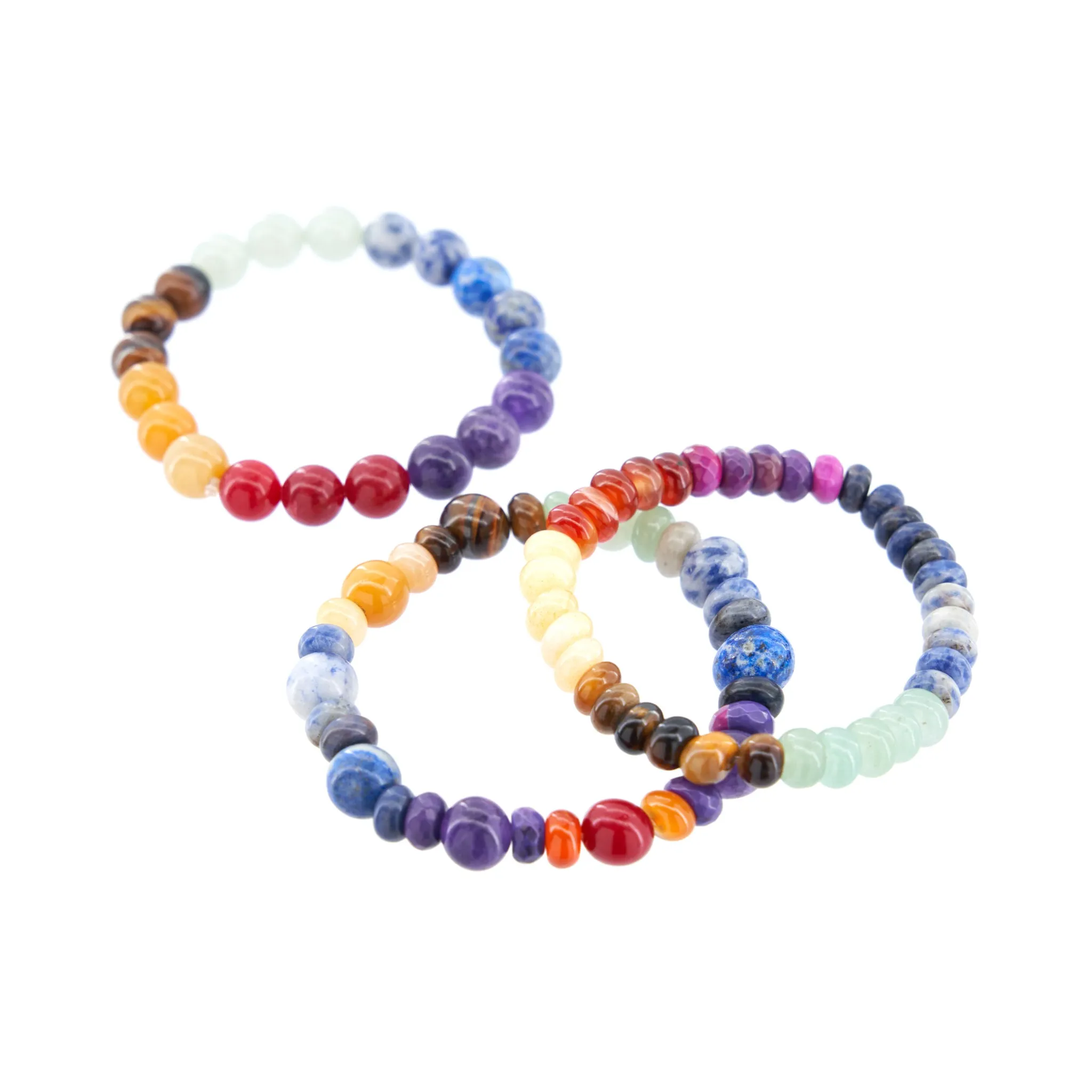 Tezra Stretch Bracelet Stack - Jade Melody