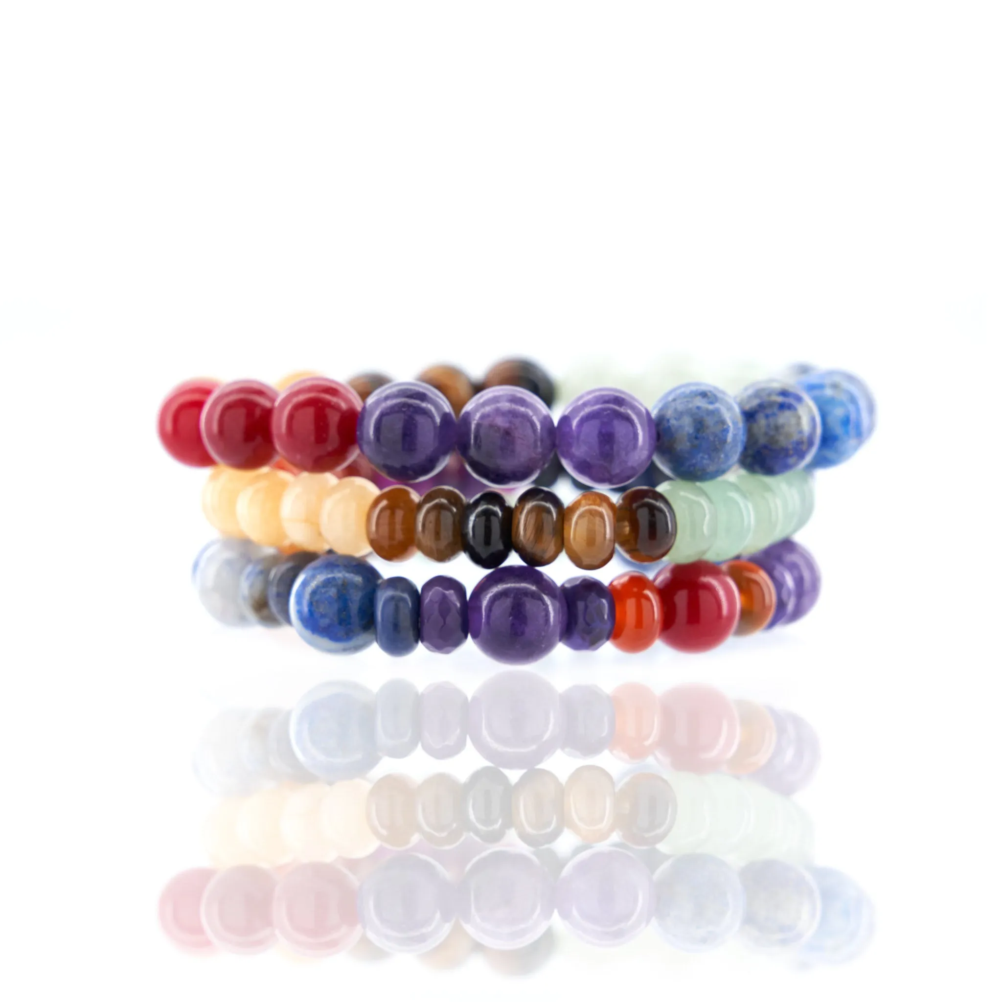 Tezra Stretch Bracelet Stack - Jade Melody