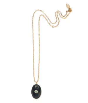 Tigre Pendant Necklace in Black