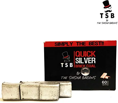 TSB Silver Brick Coal (60 Pieces Tablets)