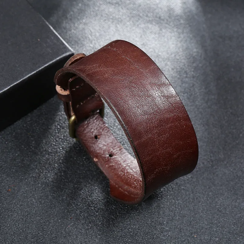 Vintage Leather Bracelet Personality Creative Punk Style