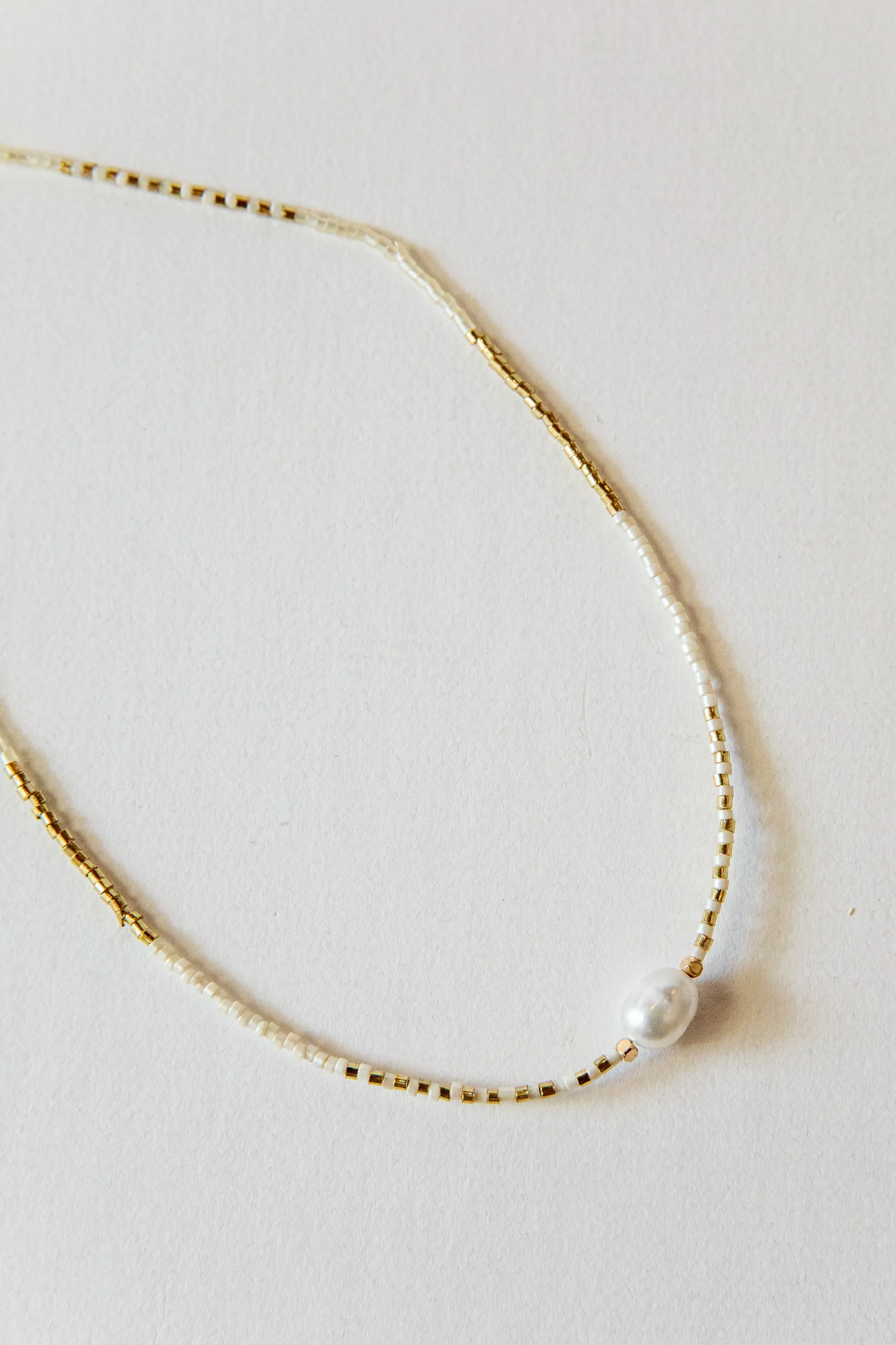 White Marissa Necklace