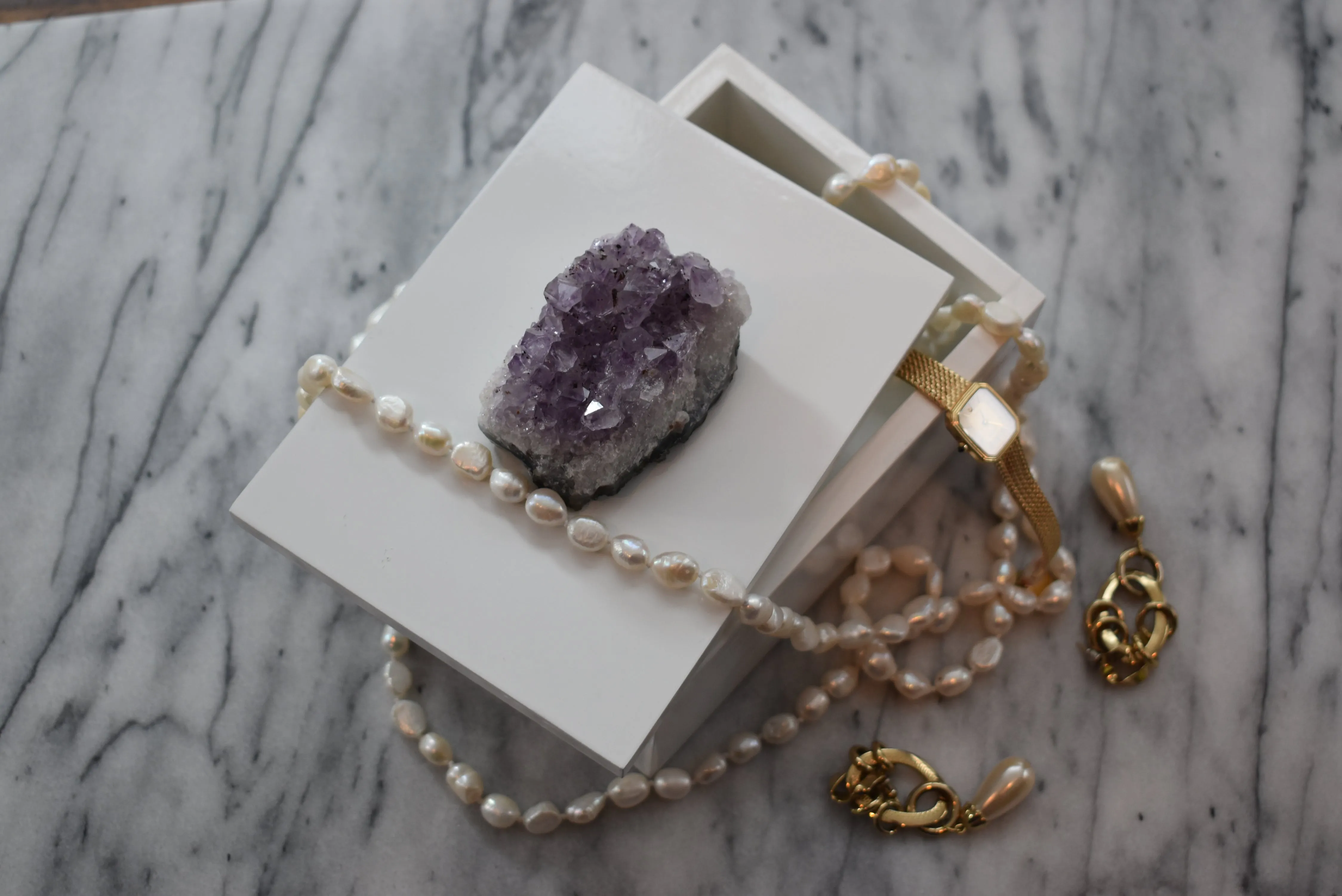 Wooden Boxes with Gemstone on Top